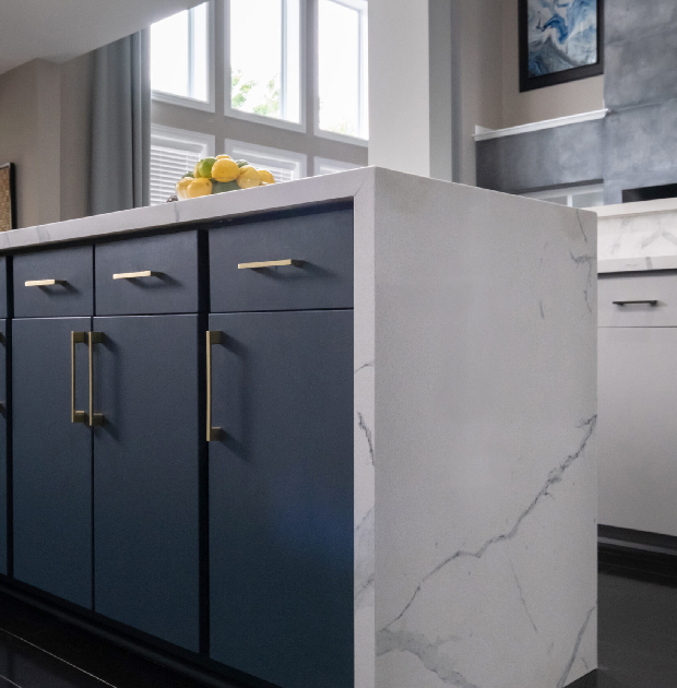 quartz overlay worktops
